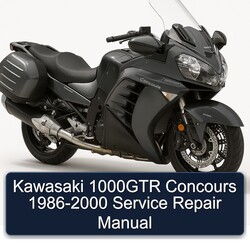 1986-2000 Kawasaki Concours Models 1000GTR Service Repair Workshop Manual PDF