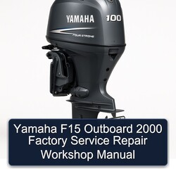 2000 Yamaha F15 Outboard Service Repair Workshop Manual PDF