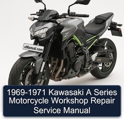 1969-1971 Kawasaki A Series Motorcycle Service Repair Workshop Manual PDF
