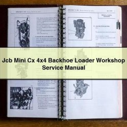 JCB Mini Cx 4x4 Backhoe Loader Service Repair Workshop Manual PDF