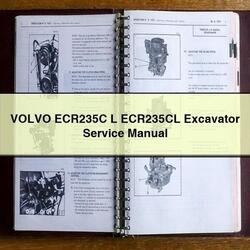 Volvo ECR235C L ECR235CL Excavator Service Repair Workshop Manual PDF