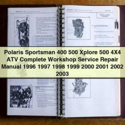 1996-2003 Polaris Sportsman 400 500 Xplore 4x4 ATV Service Repair Workshop Manual PDF