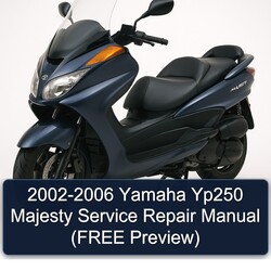 2002-2006 Yamaha Majesty YP250 (free Preview) Service Repair Workshop Manual PDF