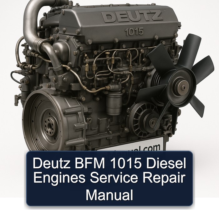 Deutz 1015 BFM Diesel Engines Service Repair Workshop Manual PDF