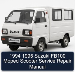 1994 1995 Suzuki FB100 Moped Scooter Service Repair Manual 