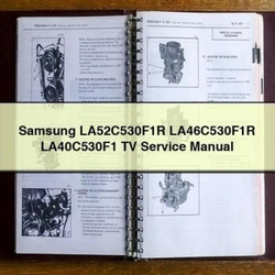 Samsung La52c530f1r La46c530f1r La40c530f1 TV Service Repair Workshop Manual PDF