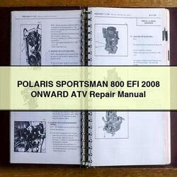 2008 Polaris Sportsman 800 EFI Onward ATV Service Repair Workshop Manual PDF