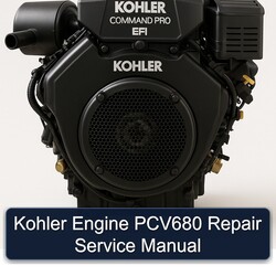 Kohler Command Pro EFI Models Engine PCV680 Service Repair Workshop Manual PDF