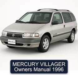 1996 Mercury Villager Owners Owner's Manual PDF