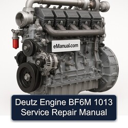 Deutz 1013 Engine BF6M Service Repair Workshop Manual PDF