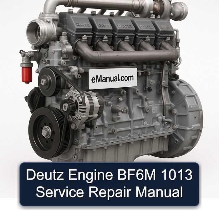 Deutz 1013 Engine BF6M Service Repair Workshop Manual PDF