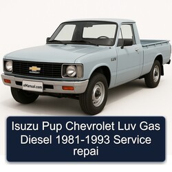 1981-1993 Chevrolet LUV Isuzu Pup Gas Diesel - Repai Service Repair Workshop Manual PDF
