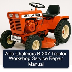 Allis Chalmers B-207 Tractor Service Repair Workshop Manual PDF
