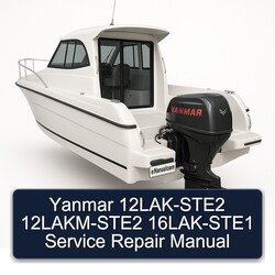 Yanmar 12LAK-STE2 12lakm-ste2 16LAK-STE1 Service Repair Workshop Manual PDF