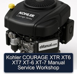 Kohler COURAGE XTR XT6 XT7 XT-6 XT-7 Manual Service Workshop 