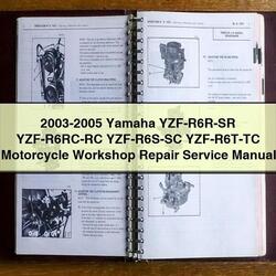 2003-2005 Yamaha YZF Models Yzf-r6r-sr Yzf-r6rc-rc Yzf-r6s-sc Yzf-r6t-tc Motorcycle Service Repair Workshop Manual PDF