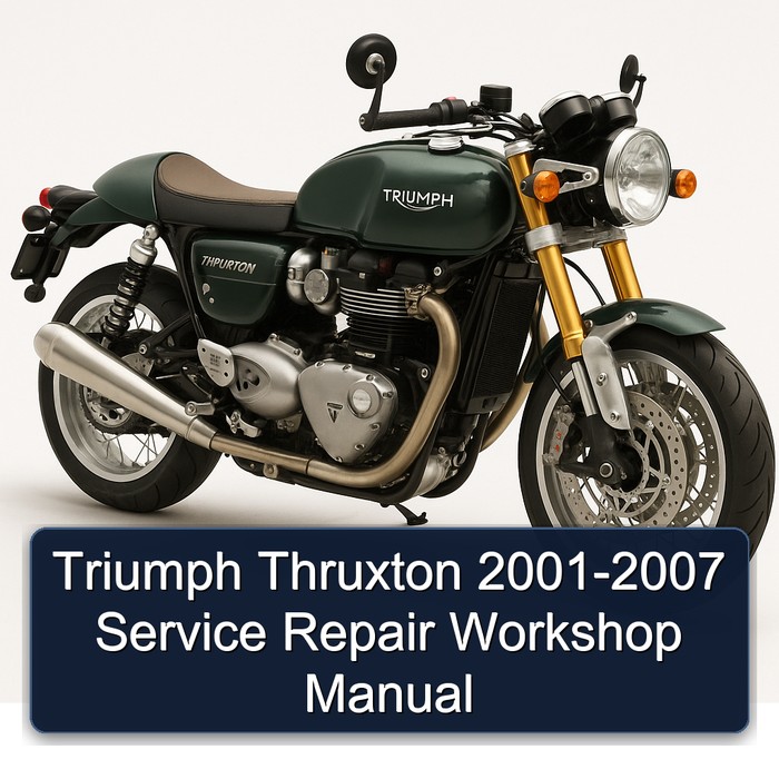 2001-2007 Triumph Thruxton Service Repair Workshop Manual PDF