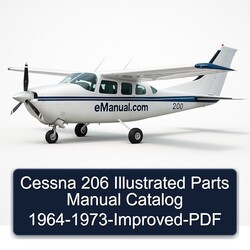 1964-1973 Cessna 206 Illustrated - -improved Parts Catalog PDF