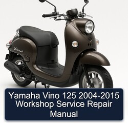 2004-2015 Yamaha Vino 125 Service Repair Workshop Manual PDF