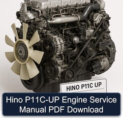 Hino P11C UP P11C-UP Engine Service Repair Workshop Manual PDF