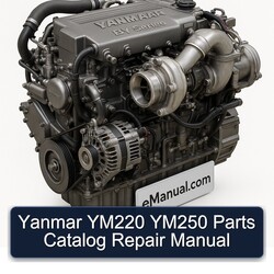 Yanmar BY Series YM220 YM250 Parts Catalog PDF