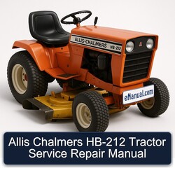 Allis Chalmers HB-212 Tractor Service Repair Workshop Manual PDF