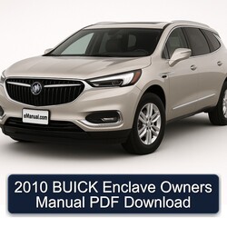 2010 Buick Enclave Owners Owner's Manual PDF