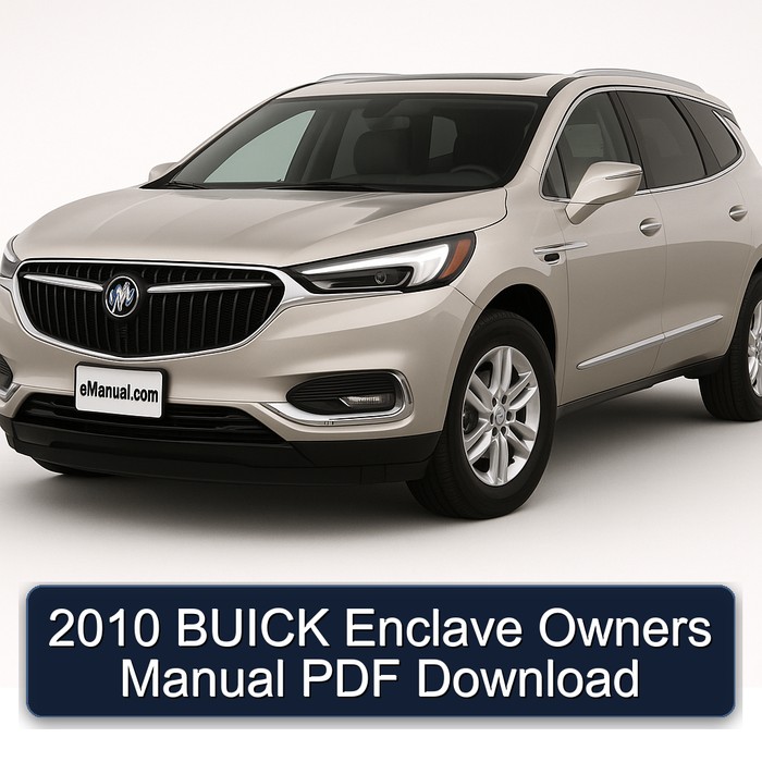 2010 Buick Enclave Owners Owner's Manual PDF