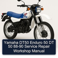 1988-1990 Yamaha DT Models DT50 Enduro 50 Service Repair Workshop Manual PDF