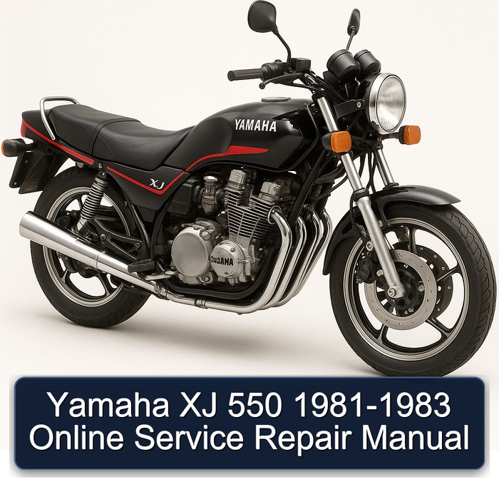 1981-1983 Yamaha XJ Models 550 - Online Service Repair Workshop Manual PDF