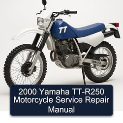 2000 Yamaha TT Models TT-R250 Motorcycle Service Repair Workshop Manual PDF