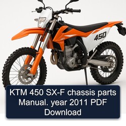 2011 KTM 450 SX-F Chassis Parts . Year Catalog PDF