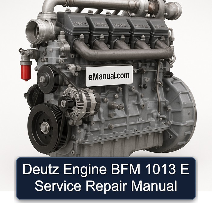Deutz 1013 Engine BFM E Service Repair Workshop Manual PDF