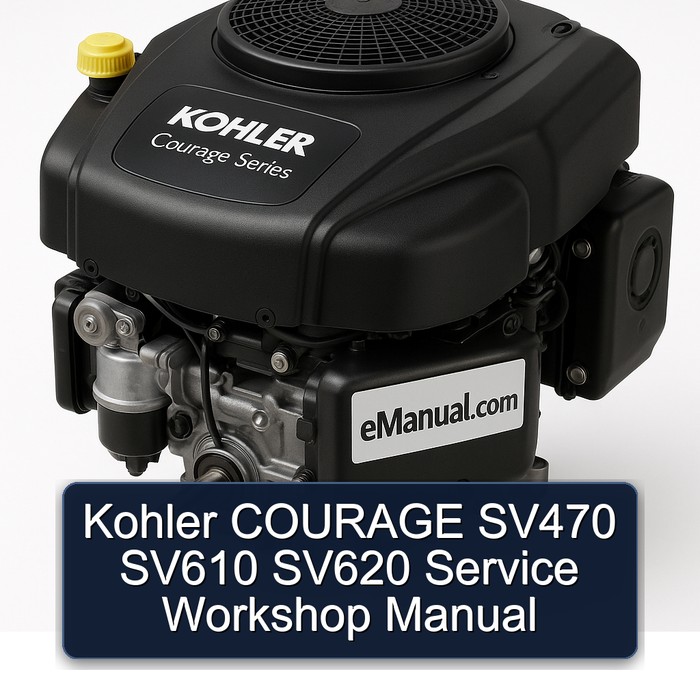 Kohler Courage Series SV470 SV610 SV620 Service Repair Workshop Manual PDF