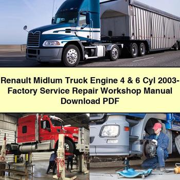 2003 Renault Midlum Truck Engine 4 6 Cyl Service Repair Workshop Manual PDF