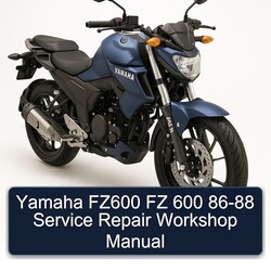 1986-1988 Yamaha FZ Models FZ600 600 Service Repair Workshop Manual PDF
