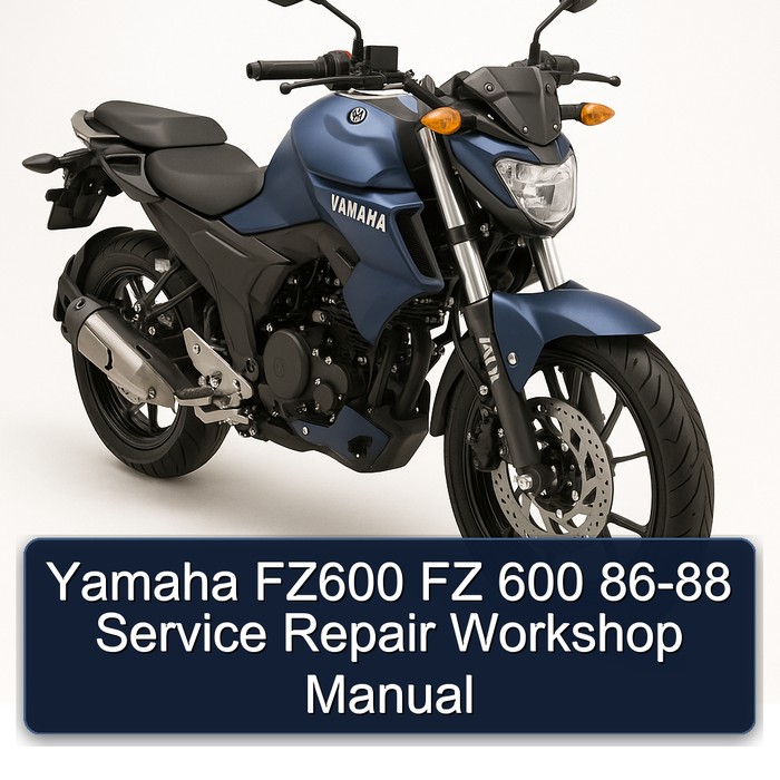 1986-1988 Yamaha FZ Models FZ600 600 Service Repair Workshop Manual PDF