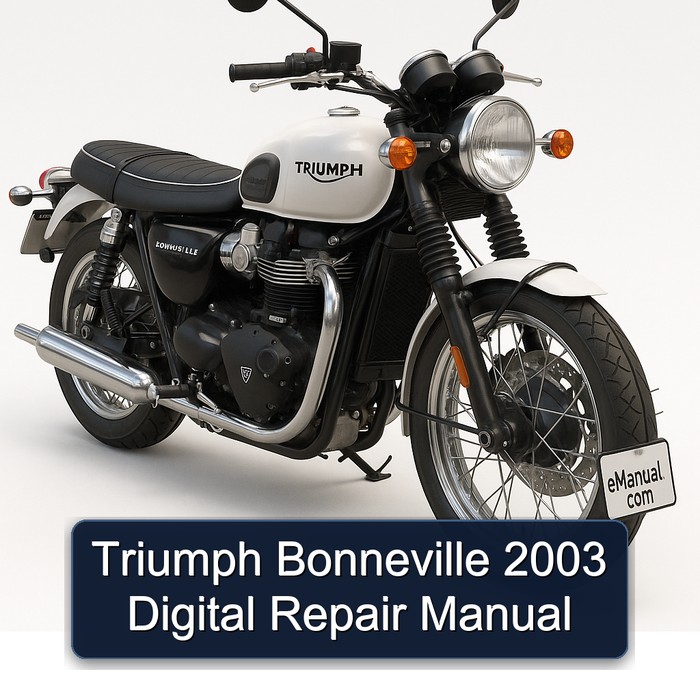 2003 Triumph Bonneville Digital Service Repair Workshop Manual PDF