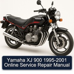 1995-2001 Yamaha XJ Models 900 - Online Service Repair Workshop Manual PDF