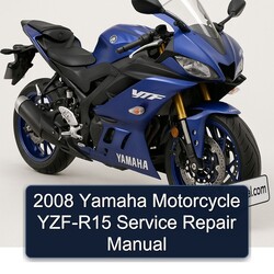 2008 Yamaha YZF Models Motorcycle YZF-R15 Service Repair Workshop Manual PDF