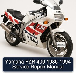 1986-1994 Yamaha FZR Models 400 Service Repair Workshop Manual PDF