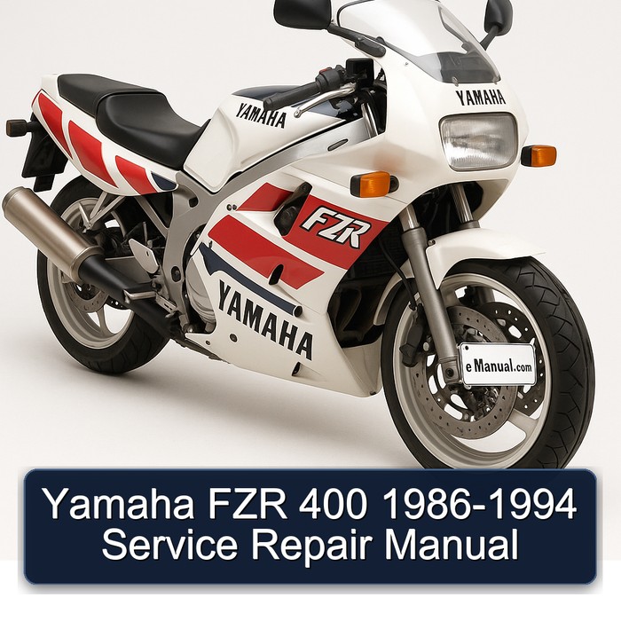 1986-1994 Yamaha FZR Models 400 Service Repair Workshop Manual PDF