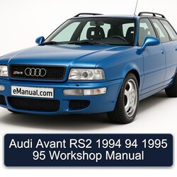 1994-1995 Audi RS2 Avant 94 95 Service Repair Workshop Manual PDF