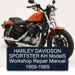 1959-1969 Harley Davidson Sportster KH Models Service Repair Workshop Manual PDF