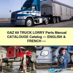 GAZ 69 Truck Lorry Parts Catalouge Catalog --- English French PDF