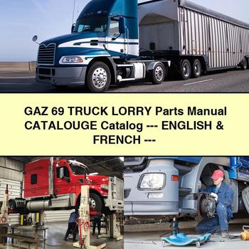 GAZ 69 Truck Lorry Parts Catalouge Catalog --- English French PDF