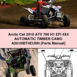 Arctic Cat 2010 ATV 700 H1 EFI 4X4 Automatic TIMBER CAMO A2010IBT4EUSH [Parts Manual] 