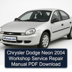 2004 Chrysler Neon Dodge Service Repair Workshop Manual PDF