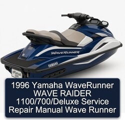 1996 Yamaha Waverunner Wave Raider 1100/700/deluxe Runner Service Repair Workshop Manual PDF