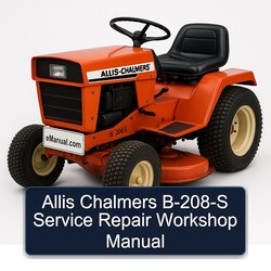 Allis Chalmers B-208-S Service Repair Workshop Manual PDF
